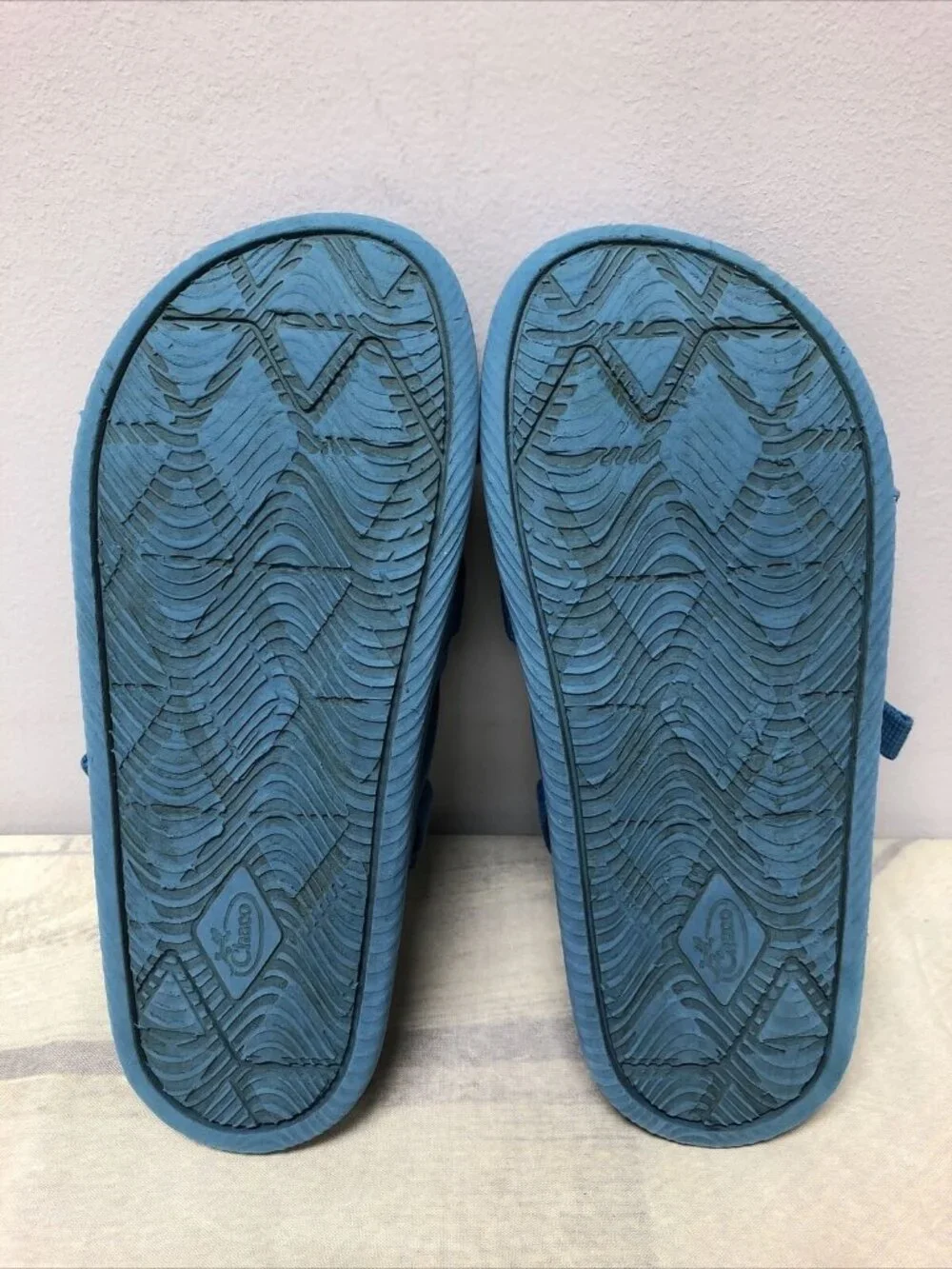 Chaco Youth Unisex Boys Girls 5 Chillos Sport Blue Slide Sandals Beach